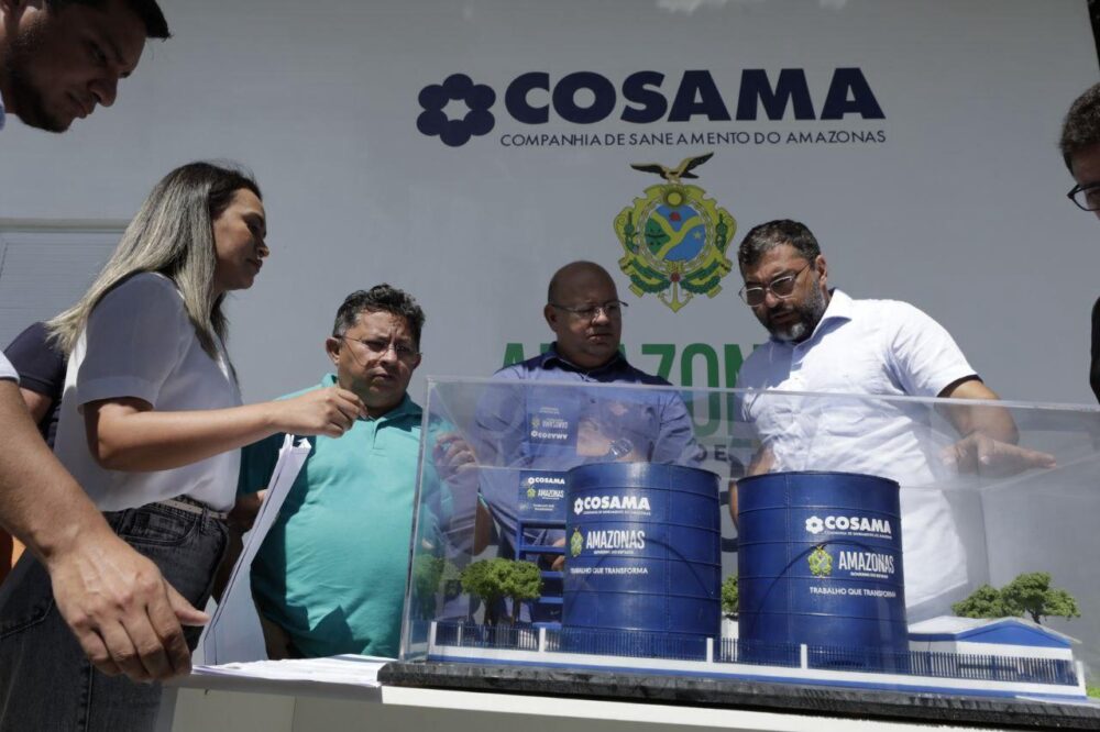 Wilson Lima amplia acesso à água potável em Manaquiri e anuncia nova unidade de envasamento no interior do AM