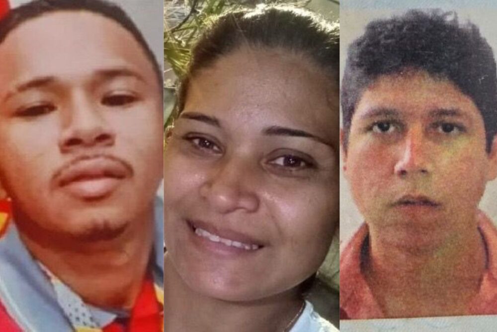 Polícia divulga imagens de três pessoas desaparecidas em Manaus