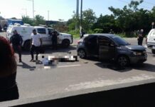 Passageiro morre após carro de aplicativo colidir com micro-ônibus no Novo Aleixo