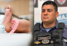 Polícia Militar auxilia no parto de bebê após pai pedir ajuda no bairro Jorge Teixeira, em Manaus