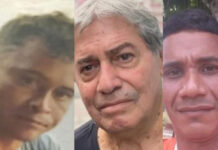 Polícia Civil divulga imagens de três homens desaparecidos em Manaus