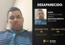 Polícia Civil divulga imagem de homem que desapareceu no bairro Cachoeirinha, em Manaus