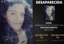 Polícia Civil divulga imagem de mulher que desapareceu no bairro Gilberto Mestrinho