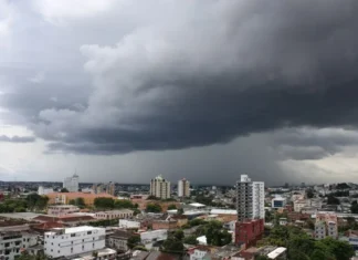Inmet emite alerta de chuvas intensas neste fim de semana para o Amazonas
