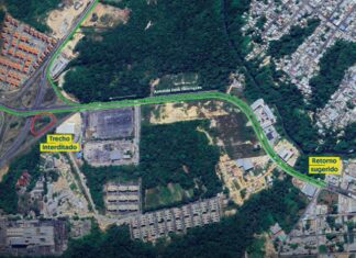 Seinfra realiza manutenção no Rapidão neste fim de semana e altera tráfego no viaduto Lydia da Eira Corrêa