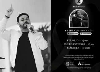 Família se despede do músico Fernando Grandêz, vítima do naufrágio em Manaus