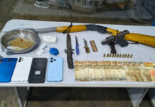 Em Carauari, homem é preso em posse de drogas, armas de fogo, dinheiro em espécie e material utilizado no tráfico
