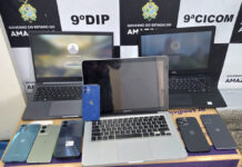 PC-AM prende homem por furto de pertences em veículo com uso do dispositivo ‘Chapolin’ no bairro Flores