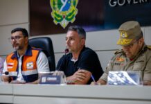 Wilson Lima alinha ações estratégicas para enfretamento à cheia de 2026, durante reunião do Comitê Permanente de Enfrentamento a Eventos Climáticos e Ambientais