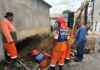 Prefeitura de Manaus recupera drenagem rompida na rua C-21, bairro Japiim, após chuvas intensas