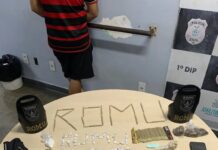 Romu prende homem por tráfico de drogas na feira Manaus Moderna