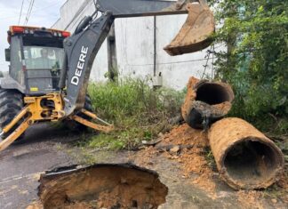 Prefeitura de Manaus reforça drenagem profunda no Novo Aleixo após chuvas intensas