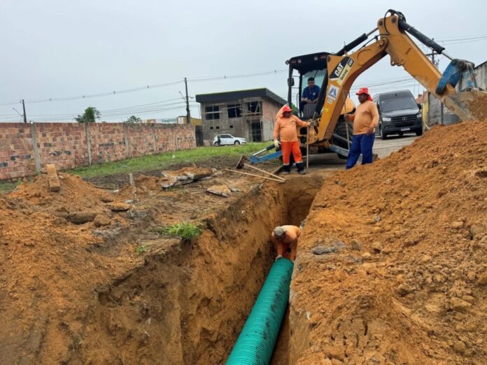 Prefeitura de Manaus investe em drenagem profunda no Parque das Tribos para combater alagamentos