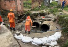 Prefeitura de Manaus recupera caixa coletora no beco Ayrão e melhora segurança no Cachoeirinha