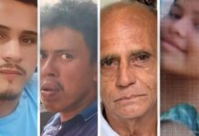 PC-AM divulga imagens de quatro pessoas desaparecidas em áreas distintas de Manaus