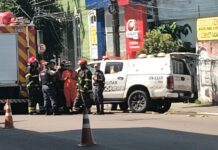 VÍDEO: Homem em situação de rua é detido com faca e suposto artefato explosivo dentro de ônibus no Centro de Manaus