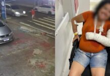Vídeo: Idosa é arremessada após ser atropelada na faixa de pedestres no bairro Parque 10, em Manaus