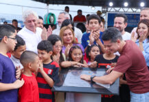 David Almeida lança pedra fundamental do Aquário de Manaus e anuncia corredor turístico coberto na rua Bernardo Ramos