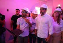 Governador Wilson Lima vistoria obras do terceiro Caic TEA que será entregue pelo Estado