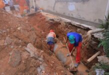 Prefeitura de Manaus recupera galeria subterrânea rompida no bairro São Jorge