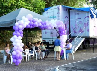‘Sabadão Lilás’ em Manaus mobiliza mulheres para prevenção do câncer do colo do útero