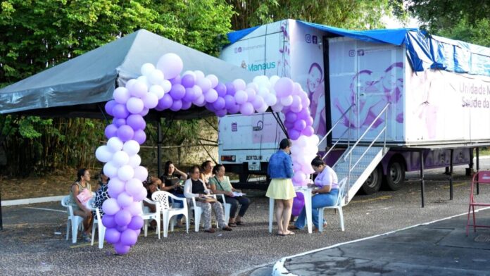 ‘Sabadão Lilás’ em Manaus mobiliza mulheres para prevenção do câncer do colo do útero
