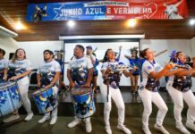 Campanha “Junho Azul e Vermelho” é lançada no Hemoam em parceria com bois Caprichoso e Garantido